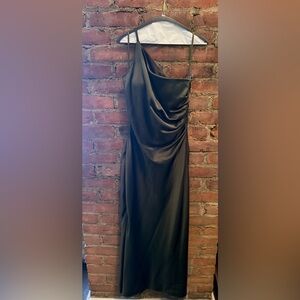 Revelry Jade One Shoulder Dress